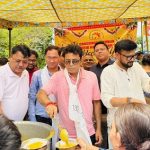 क्रॉसिंग रिपब्लिक में सांस्कृतिक समिति और CROMA ने लगाया सेवा शिविर