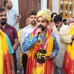 पुरुषोत्तम मास की शुरुआत पर जहांगीराबाद में निकली भव्य प्रभात फेरी, “राधे-राधे” के जयकारों से गूंजा नगर