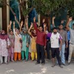 महागुनपुरम सोसाइटी में कर्मचारियों की हड़ताल, सुरक्षा और मेंटेनेंस व्यवस्था ठप