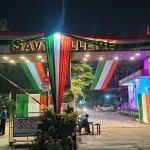 मौसम का अलर्ट बेअसर, तिरंगे के रंग में रंगीं गाजियाबाद की सोसायटियाँ